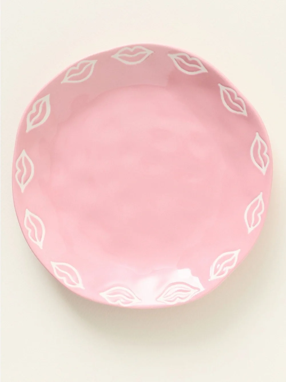Anthropologie Vida Icon Stoneware Dessert Plate: Valentine's Day Edition